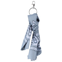Trendy Cashew Print Waist Chain Hip Hop Style Pants Chain-Gray