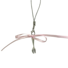 Fashionable Fork Pendant Phone Strap for Women Girls Sweet-Pink