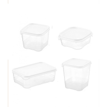 Pcs Kitchen Fridge Multi-Size Crisper Box Fruit & Vegetable Dustproof Sealed Storage Box For Freezer Room Storage Box-16262