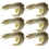 Simulated Shrimp Model PVC Food Props for Decoration 6Pcs Set 1