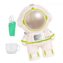 Fontaine à eau Astronaut Kids avec gobelet et sangle, hydratation optimale maison/cuisine (beige)