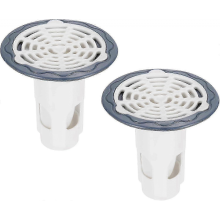 2026 Anti-backflow For Shower Floor Drain Balcony Valve For Sink White Pack Of 2 Drain Stopper With Catcher For Kitchen Bathroom