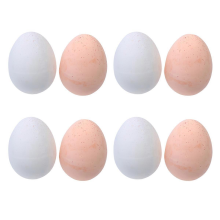 10 œufs de poule artificiels à peindre pour enfants, kit de bricolage créatif.