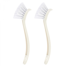 Dish Cleaning Brush Multipurpose Kitchen Pot Home Dishes Brush Dense Brush Hair White 2Pcs