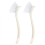 Brosse à vaisselle multifonctionnelle, poils denses, blanche, lot de 2 1