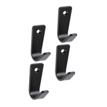 4pcs Stainless Steel Wall Hooks Rust Resistant Heavy Duty for Bathroom Kitchen Coat Closet