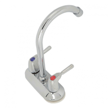 2025 Sink Faucet 2 Handle 2 Holes Deck Plate Design Hot Cold Water Basin Mixer Tap for Bathroom Kitchen