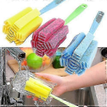 2025 Kitchen Cleaning Tool Sponge Brush for Wineglass Bottle Coffe Tea Glass Cup