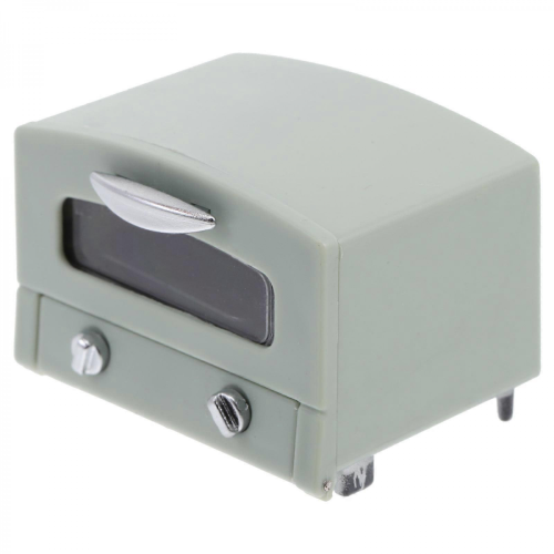 Bake Oven for Kids Play Oven Miniature Model Toy Blue Plastic