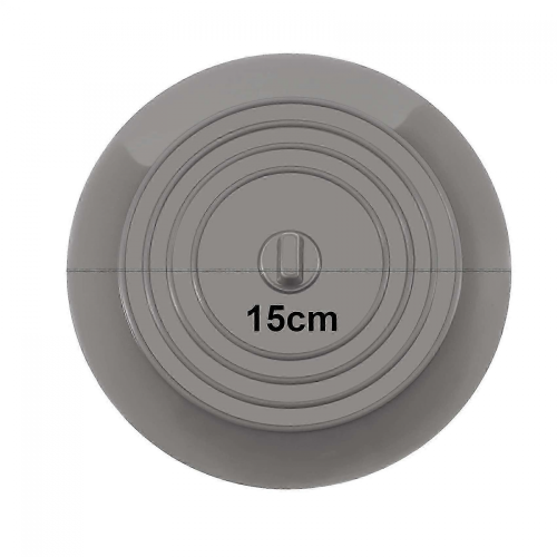26-27 Drain Plug, Silicone Bath Plug, Drain Cover for Kitchen Bathroom (Grey) 1
