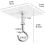 Ceiling Hooks Transparent Adhesive NoDrill Waterproof Removable WallSafe for Plants Kitchen Bathroom 5