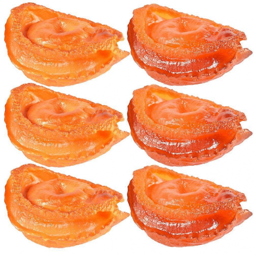 Modelli di abalone simulati con cibo finto, giocattoli in PVC per bambini, set da 6 pezzi 2