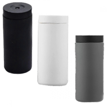 Distributeur de liquide vaisselle rechargeable noir 2026, bouteille en silicone compartimentée, pompe facile à presser pour savon à mains (250 ml)