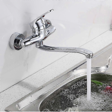 B2025 360 drehbare Edelstahl-Wandarmatur