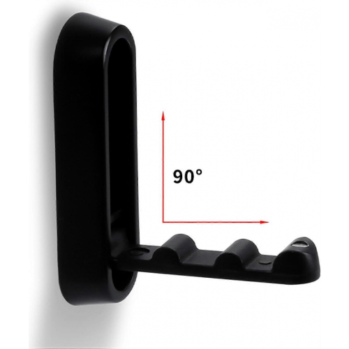 Foldable Alloy Wall Hook Space Saving Towel Rack Heavy Duty for Bathroom Camper Black 2