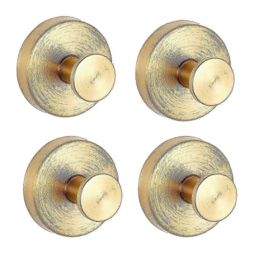 GoldFour Pack2025 Rustproof hooks for home no-drill durable suction cup