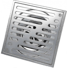 26-27 Square Floor Drain Stainless Steel Anti-odor Bathroom Door Waste Shower Drainer Large Caliber(150 *
