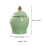 Ceramic Tea Container Kitchen Decoration for Home Use Light Green with Sealed Lid 1Pcs 2