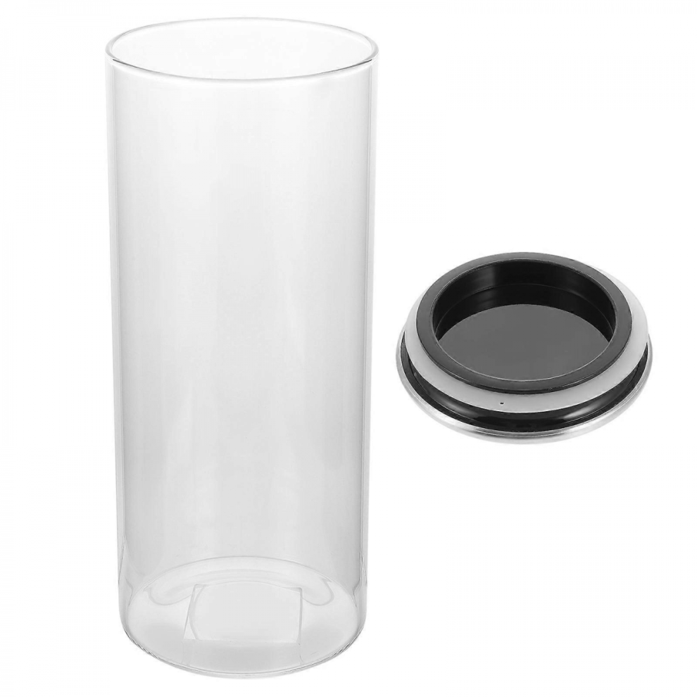 Wide Mouth Jar Leak-Proof Glass Storage Bottle For Kitchen Use 20X8.5cm With Stainless Steel Lid 1Pack 5008878130527