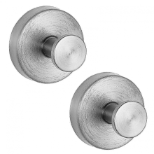 Crochets antirouille Silver 2 Pièces 2025 pour la maison, sans perçage, ventouse durable