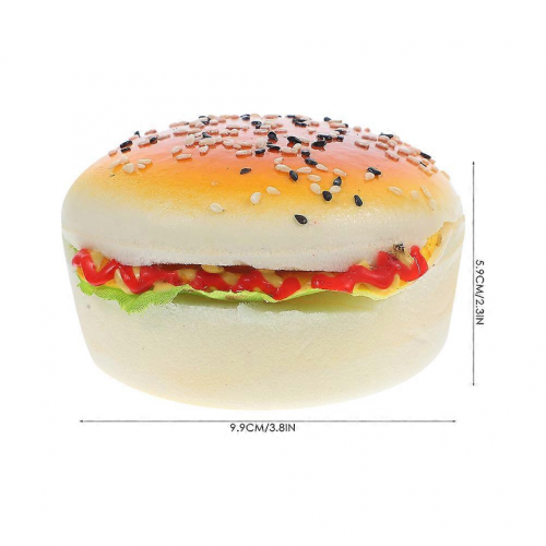 Echte Burger-Attrappen aus PU-Leder, 2er Set 1