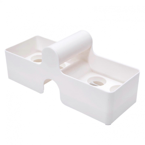 Egg Holder for Refrigerator with Curved Handle, Stackable Egg Storage Container for Kitchen, RV, Travel