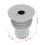 Bouchon de siphon de douche anti-odeurs, joint silicone gris 1
