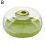 Multipurpose Fruit Preservation Box Vegetable Storage Box Kitchen Fridge 25-26Green 1