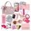 Borsa da gioco principessa per bambine, set con cellulare e trucco, 31 pezzi 1