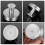 SilverSingle Pack2025 Rustproof hooks for home no-drill durable suction cup 3