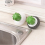 Creative Cactus Cleaning Ball Dish Washing Brush for Household Users Black 1Set 1