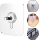 50Pcs Transparent Self Adhesive Wall Hooks Waterproof Damage for Bathroom Kitchen MultiSurface 4
