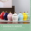 Ceramic Tea Container Kitchen Decoration for Home Use Light Green with Sealed Lid 1Pcs 3