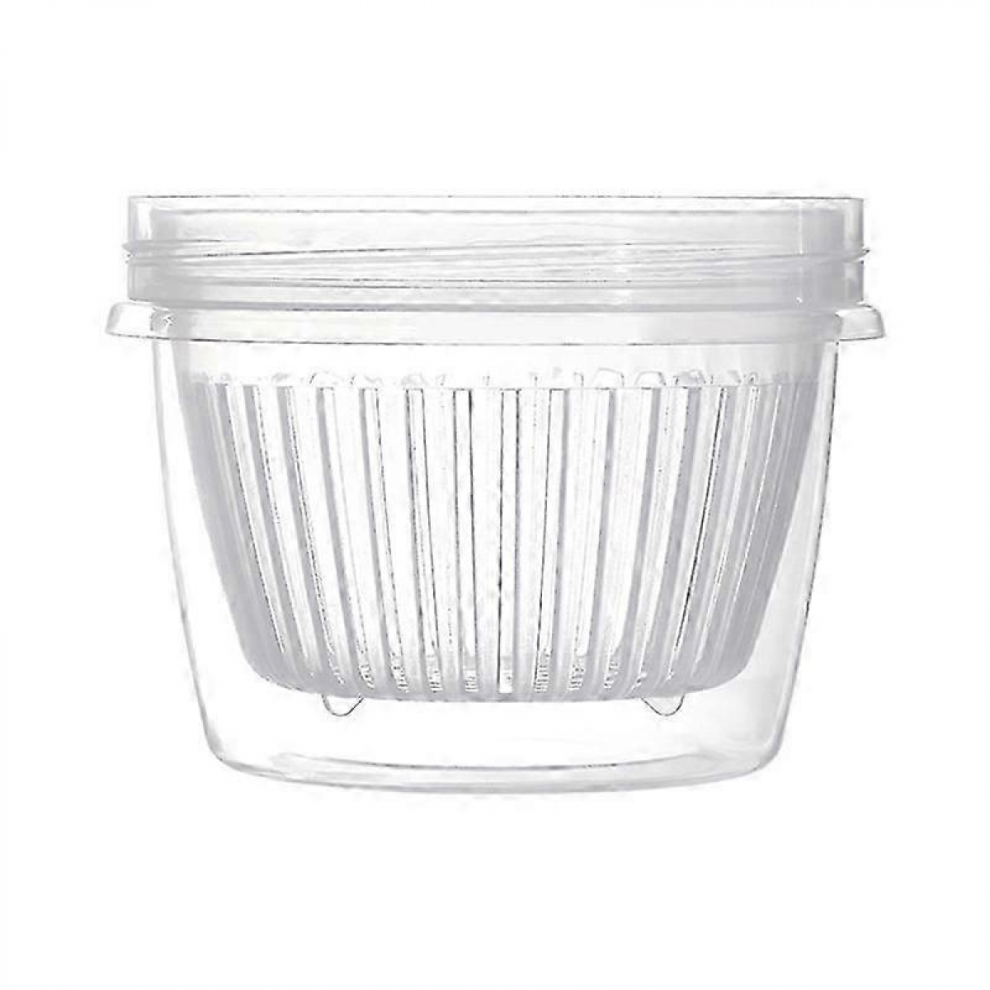 Kitchen Refrigerator Storage Box Fresh-Keeping Box Vegetable Food Basket Drain Sealed Crisper Double-Layer Round 2025 4126281274834