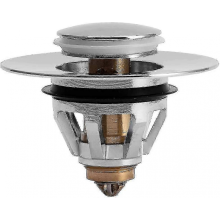 26-27 Universal Stainless Steel Drain Strainer With Basket For Kitchen And Bathroom (37-40mm)