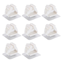 8 Pcs Broom and Mop Holder Wall Mount, Self Adhesive Waterproof Organizer for Kitchen Bathroom Garage