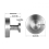 SilverSingle Pack2025 Rustproof hooks for home no-drill durable suction cup 5