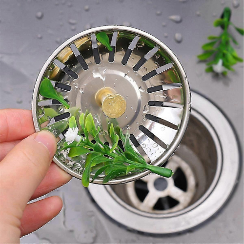 SilverA 2-piece Stainless Kitchen Sink Drain Strainer, an ultimate long-lasting solution. 2