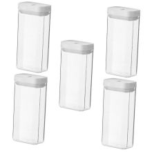 26-27 Pack of 5 Storage Containers for the Kitchen, Pasta Plate, Food Container, Container for Pasta Holder, for Pantry for Pasta, Pasta Container, Pl