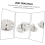 Ganci per piante da soffitto e parete, set da 12 pezzi resistente per casa, ufficio, dormitorio, facile installazione 4