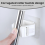 8 pezzi porta scopa e mocio da parete, organizer autoadesivo impermeabile per cucina, bagno, garage 3