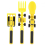Constructive Eating Set Tableware Dinnerware Flateware Toy for Toddler Infant Baby Kid 26-27s 3