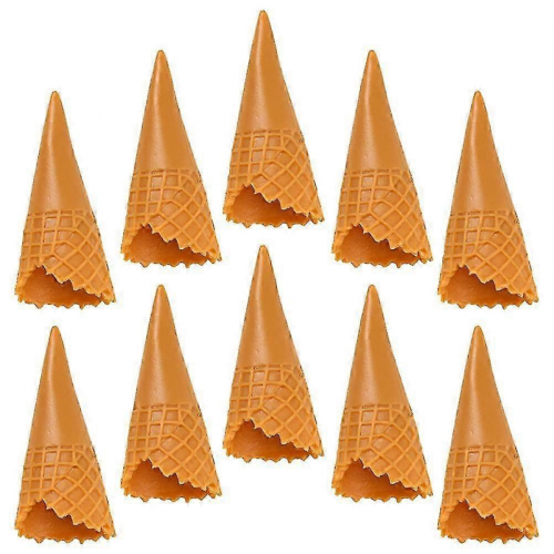 2025 15pcs Empty Ice Cream Cone Model Mini Ice Cream Cone Artificial Ice Cream Cones 1