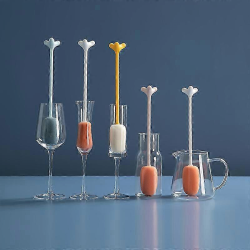 2025 3 Pieces Bottle Brushes,Sponge Brushes with Long Handle,Cleaning Brush 2