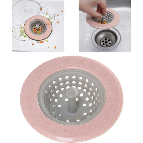 Silicone Sink Strainer Filter Prevents Drain Blockage for Kitchen and Floor Drains 2