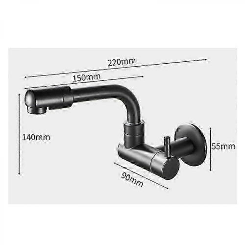 2025 Kitchen sink faucet with 360 rotation solid brass cold water 2
