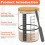 Wide Mouth Fermentation Jar for Sourdough Starter, Glass Container for Baking and Kitchen Use 5