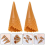 2025 15pcs Empty Ice Cream Cone Model Mini Ice Cream Cone Artificial Ice Cream Cones 4