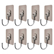 Lot de 8 grands crochets de rangement robustes 2025