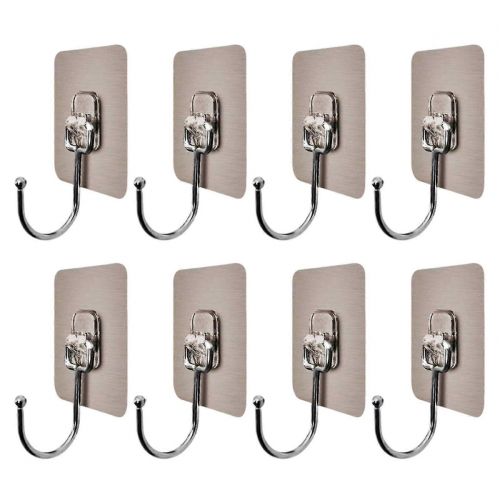 Lot de 8 grands crochets de rangement robustes 2025